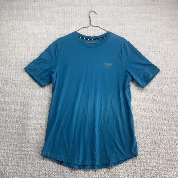 Ciele Athletic Running T-Shirt Men’s Sz M Blue Graphic Lightweight Performance - Picture 7 of 16